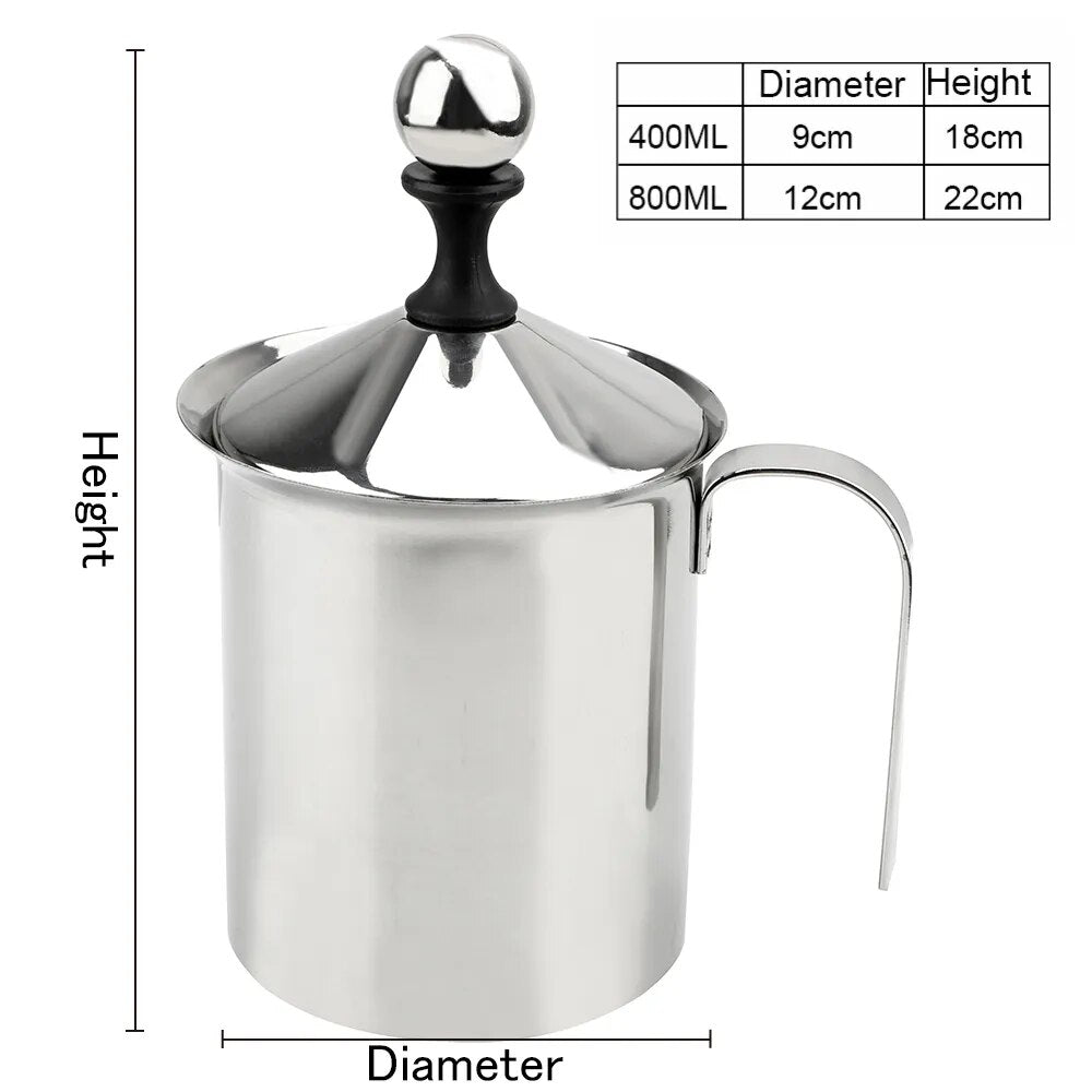 Stainless Steel Double Mesh Milk Frother