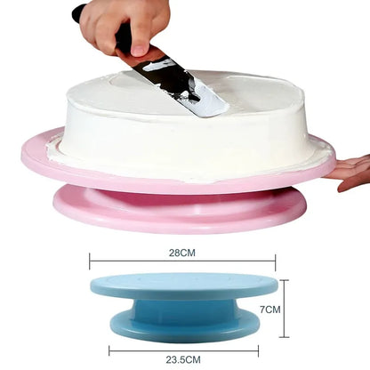 Rotating Stable Anti-skid Round Cake Table