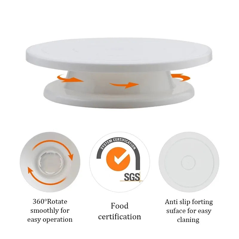 Rotating Stable Anti-skid Round Cake Table