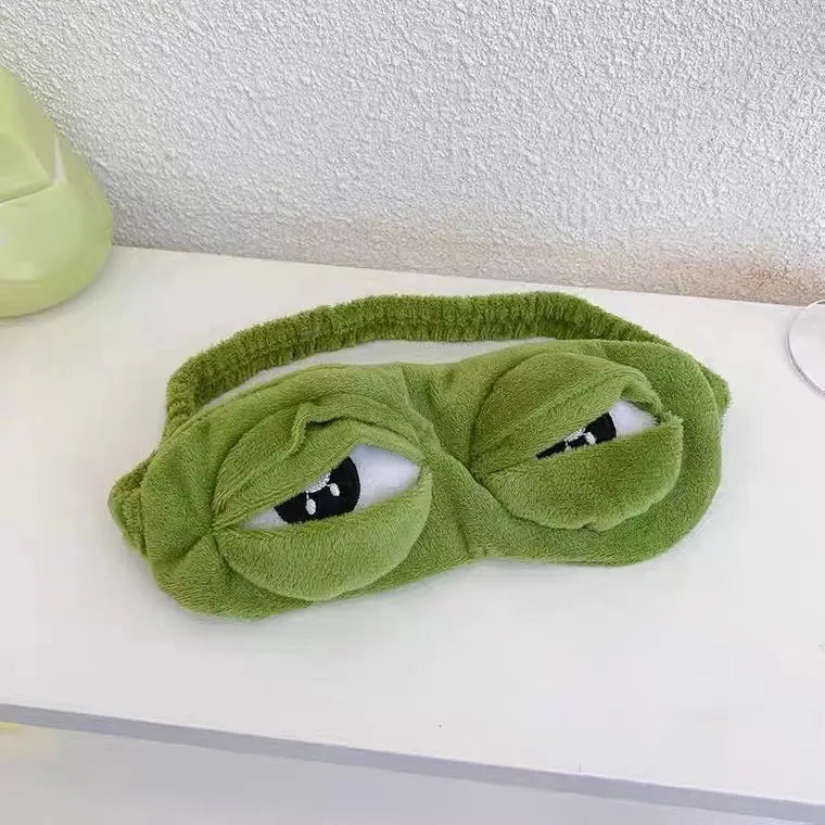 Sad Frog Sleep Mask