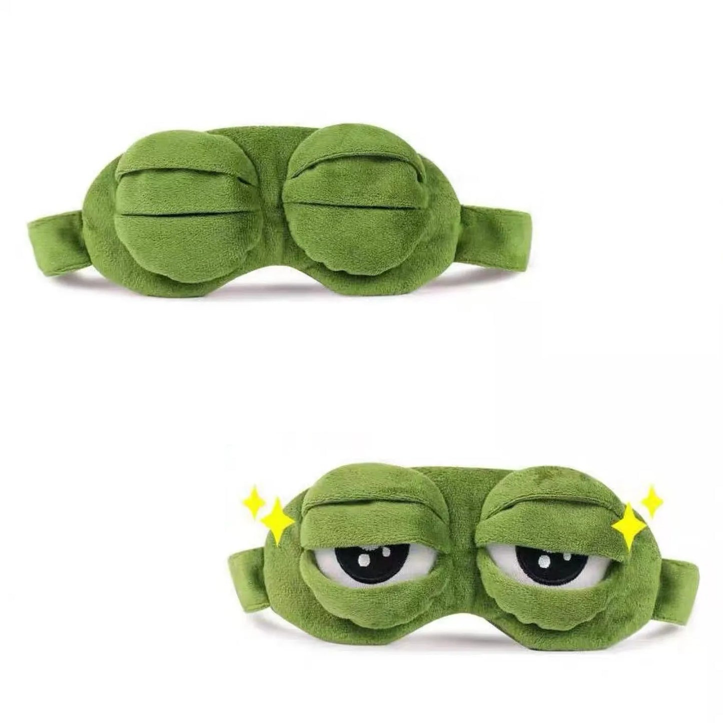 Sad Frog Sleep Mask