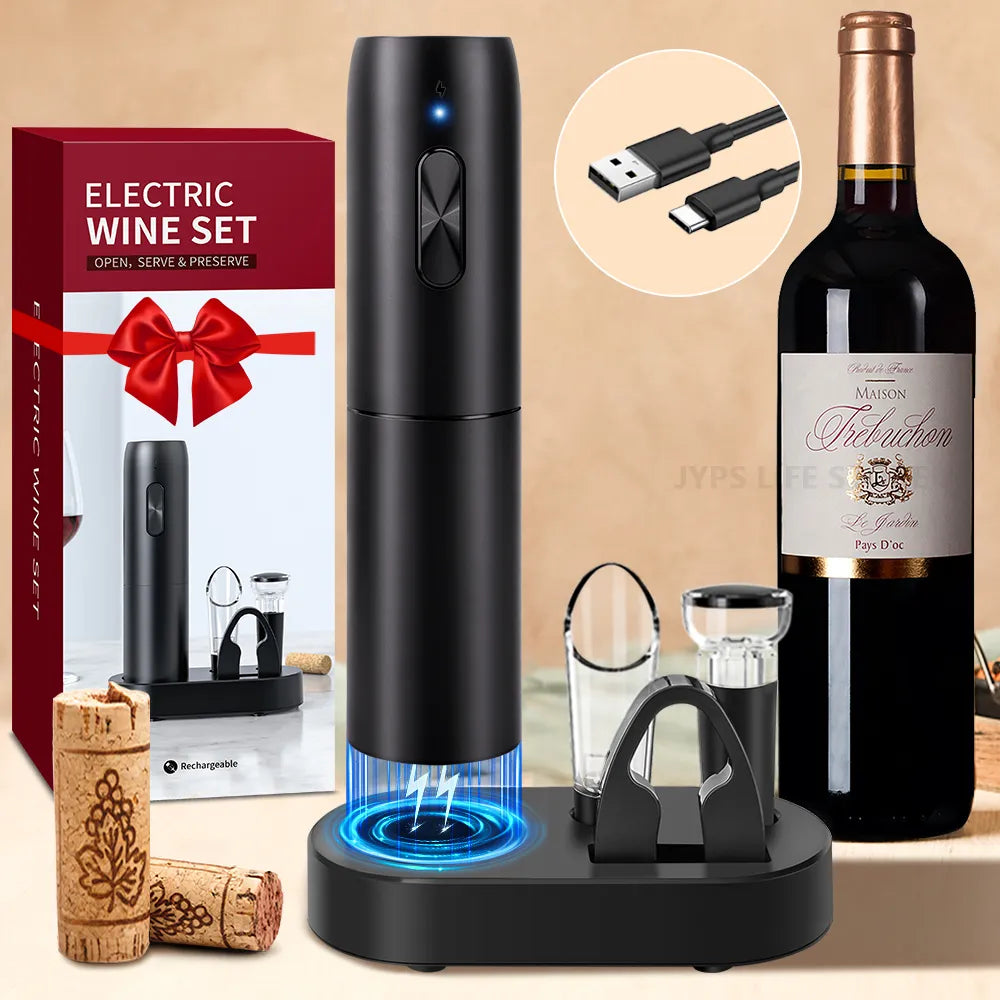 Electric Wine Opener Set