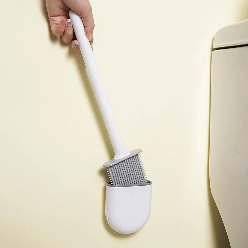 Silicone Flat Toilet Brush